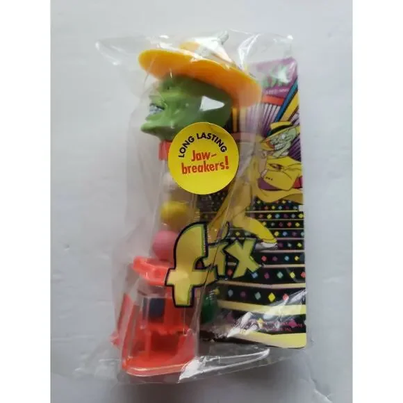 Vintage Flix The Mask Candy Machine Dispensers Sealed Jawbreakers Case Box New
